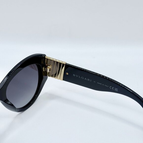 BVLGARI Tubogas BV400501 01B — Luxury Designer Sunglasses — Black/Gold main image 11